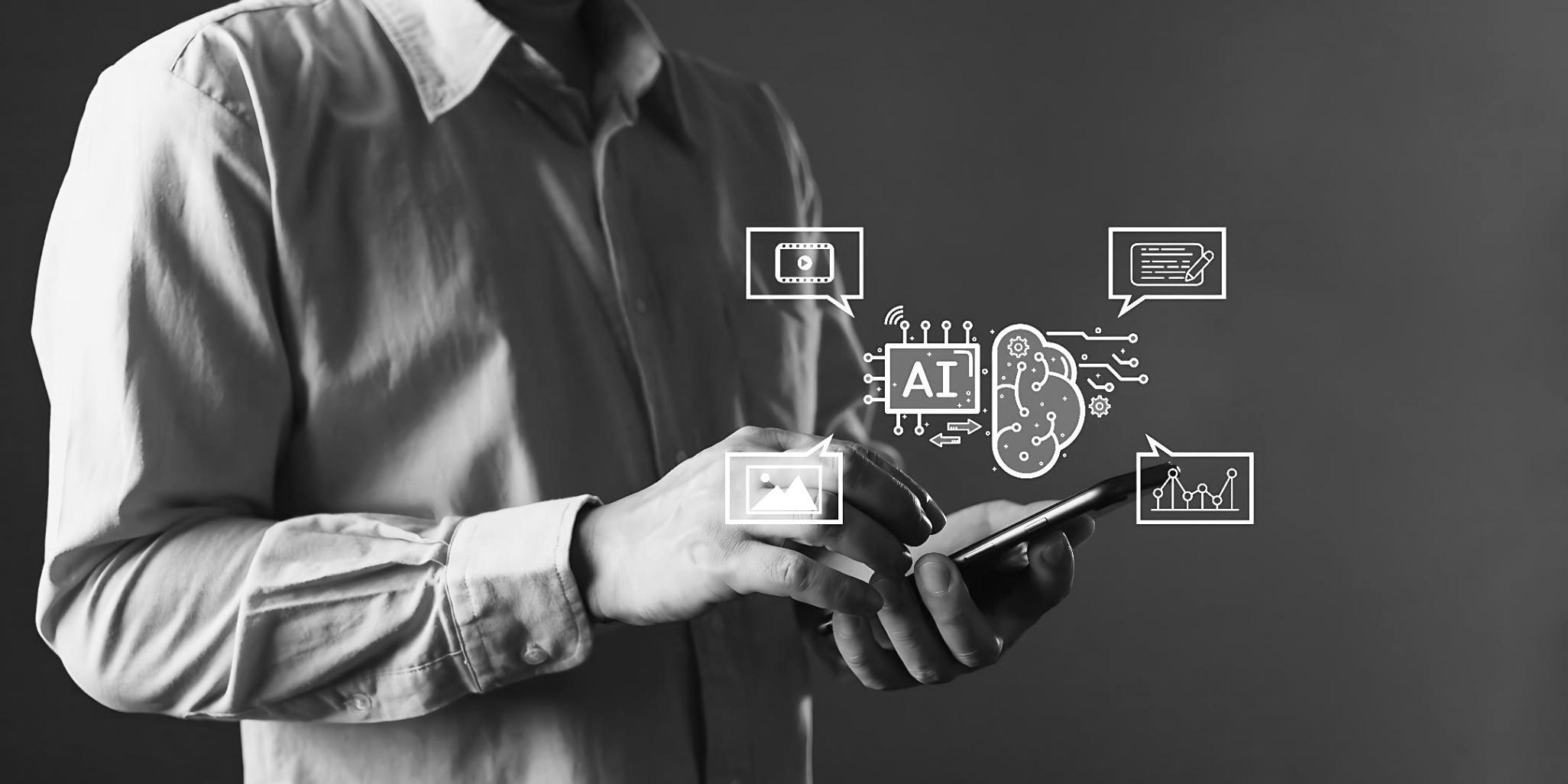 Entwicklerteam bei der gemeinsamen Arbeit an einem KI-gestützten Webprojekt